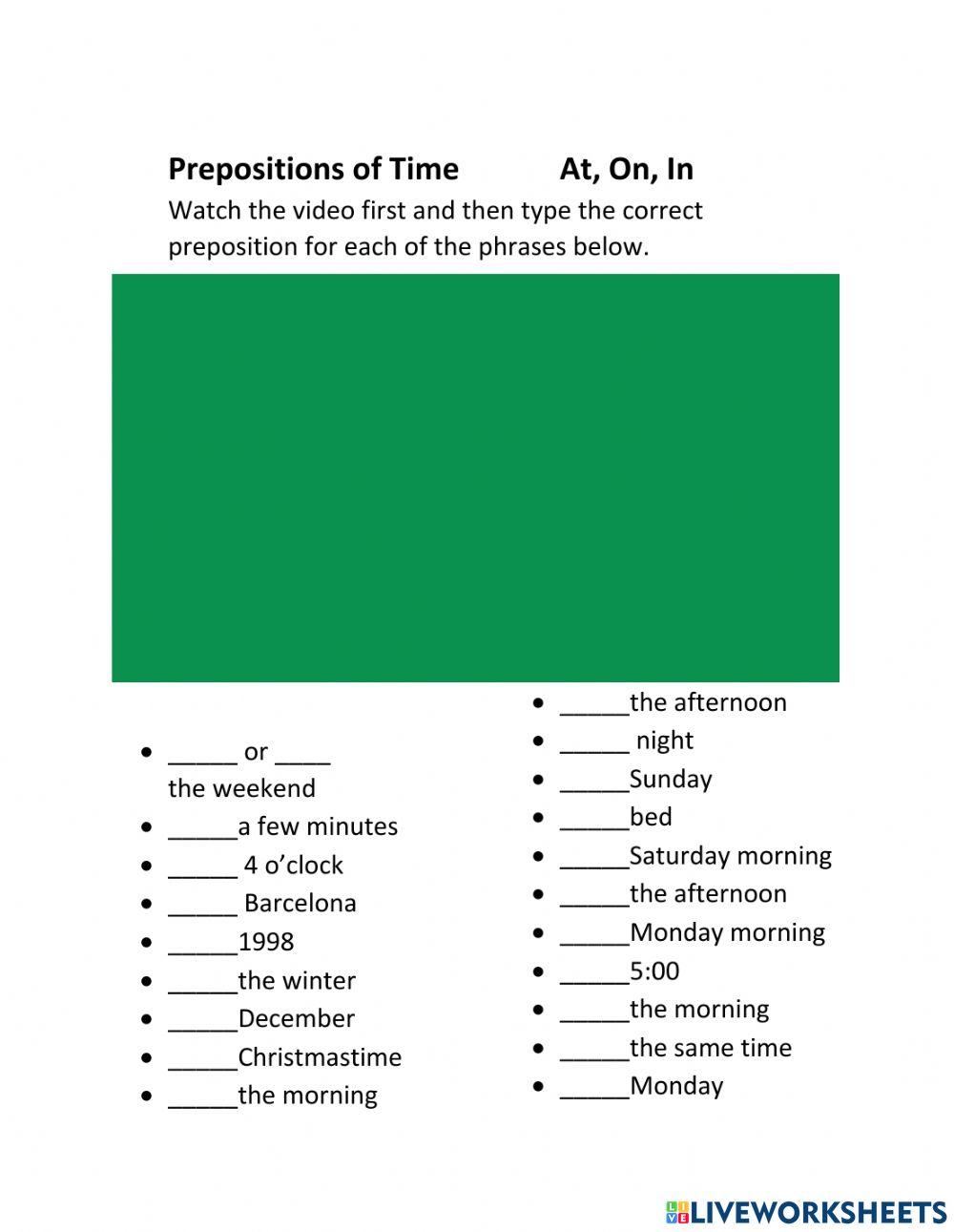 Prepositions of time using a dialogue 6932484 carol