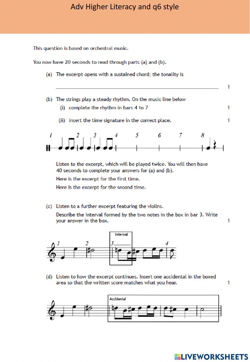 Adv Higher Beethoven and Schubert comparison