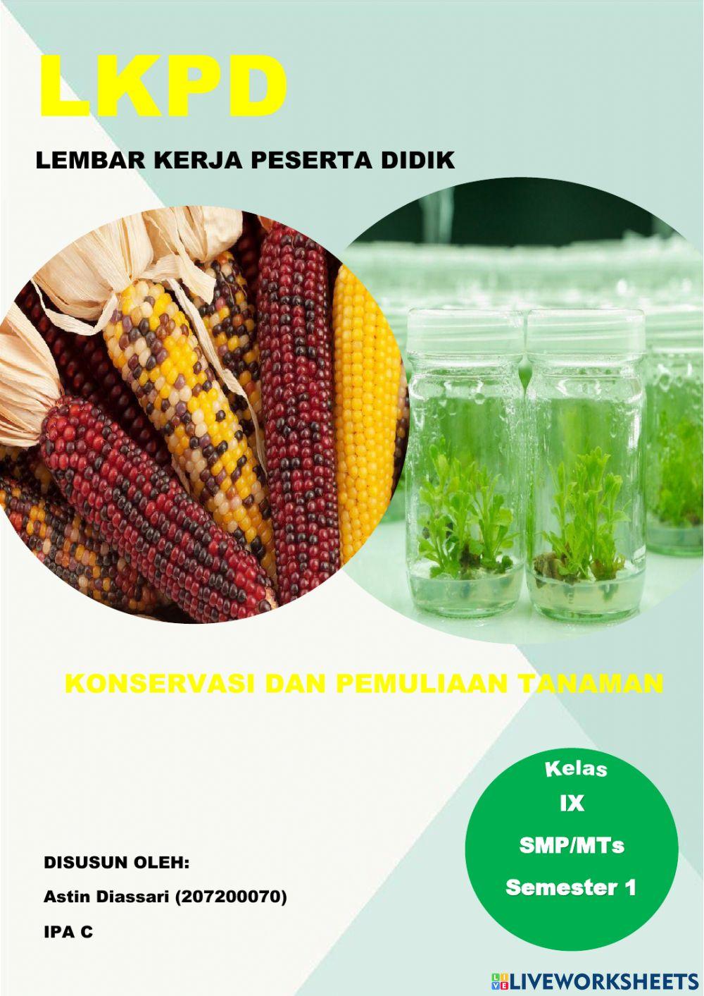 Konservasi dan Pemuliaan Tanaman