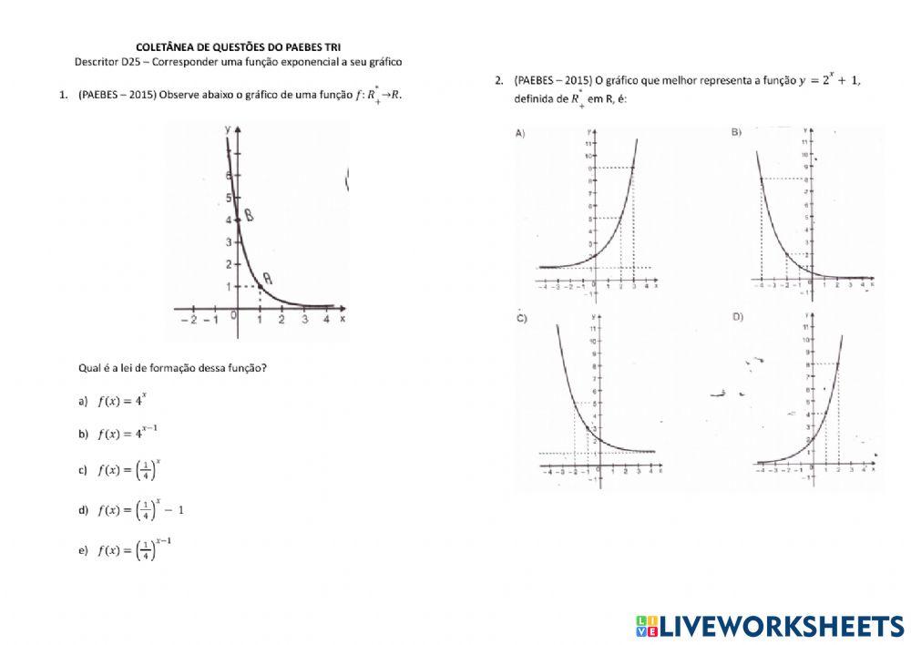 Função exponencial