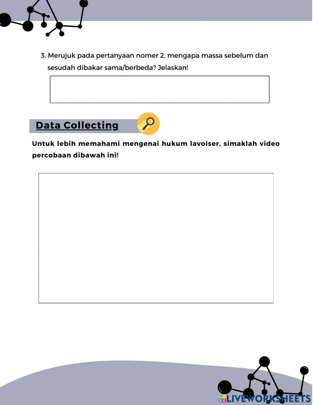 LKPD Hukum Lavoisier