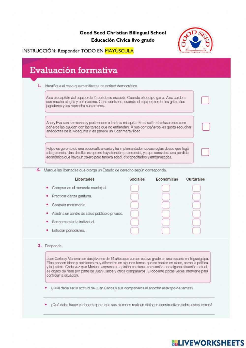 C8 Evaluación formativa p. 118-119