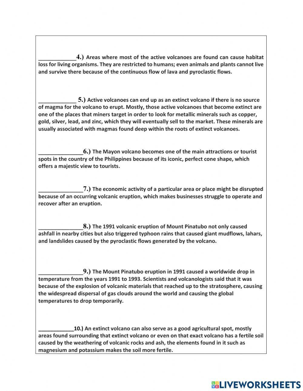 Advantages and Disadvantages of Volcanoes