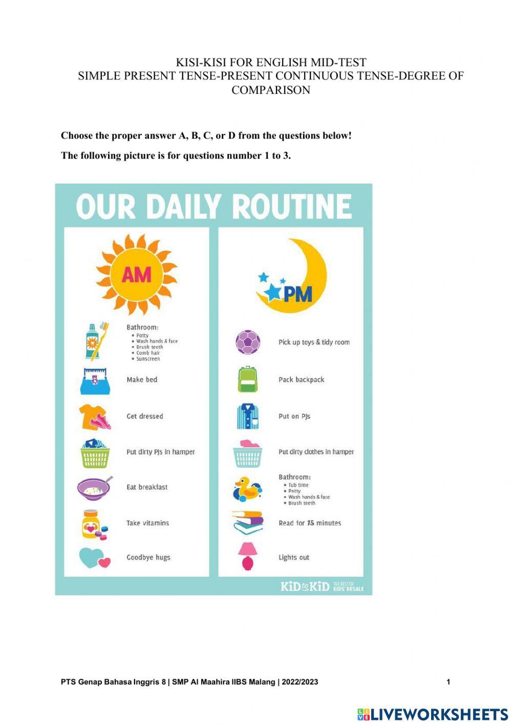 PTS Kelas 8 Bahasa Inggris