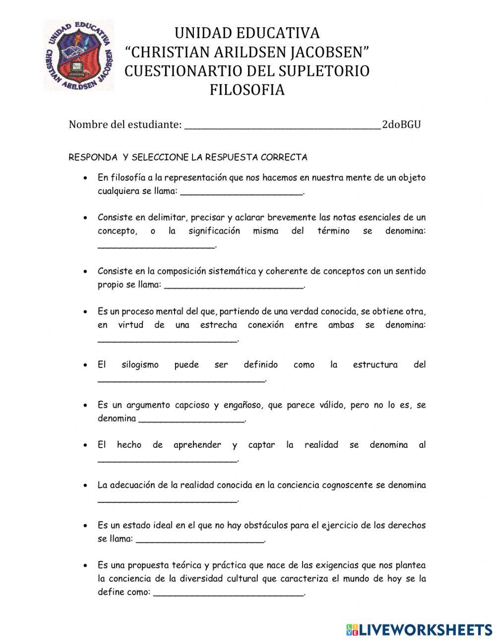 FILOSOFIA 2doBGU-actividad