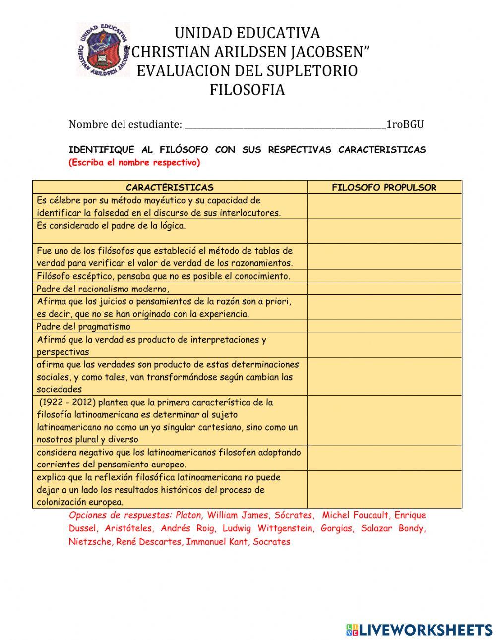 FILOSOFIA 2doBGU-actividad