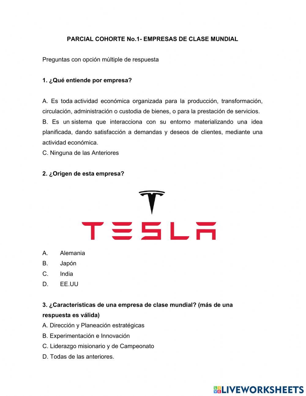 Empresas clase Mundial