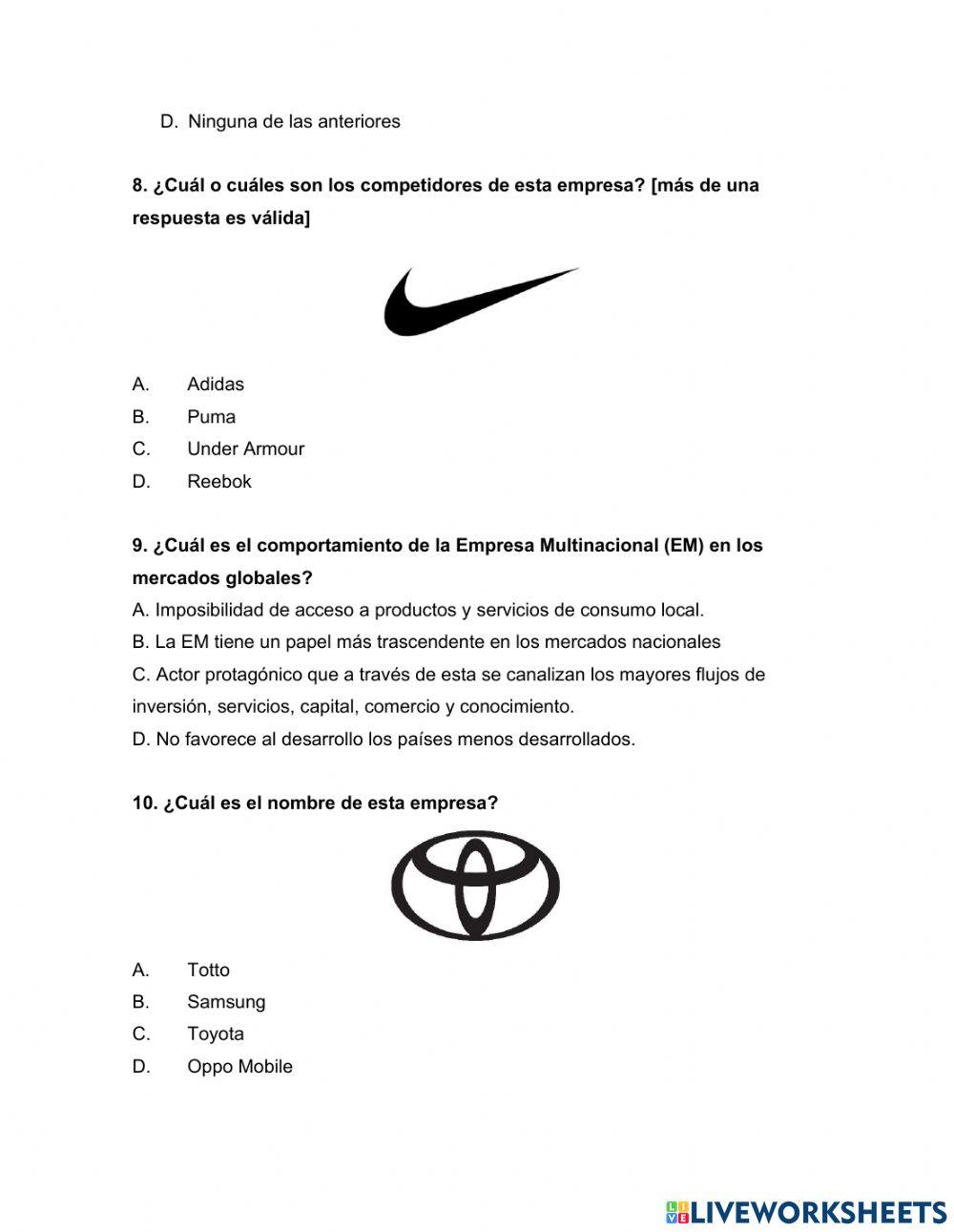 Empresas clase Mundial