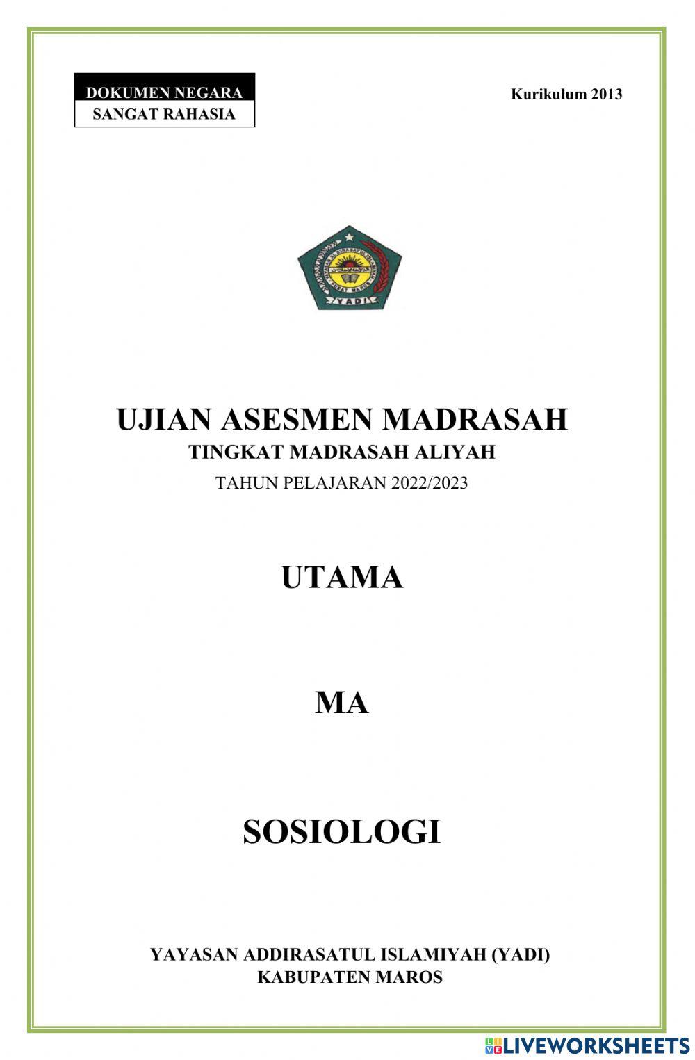 Sosiologi
