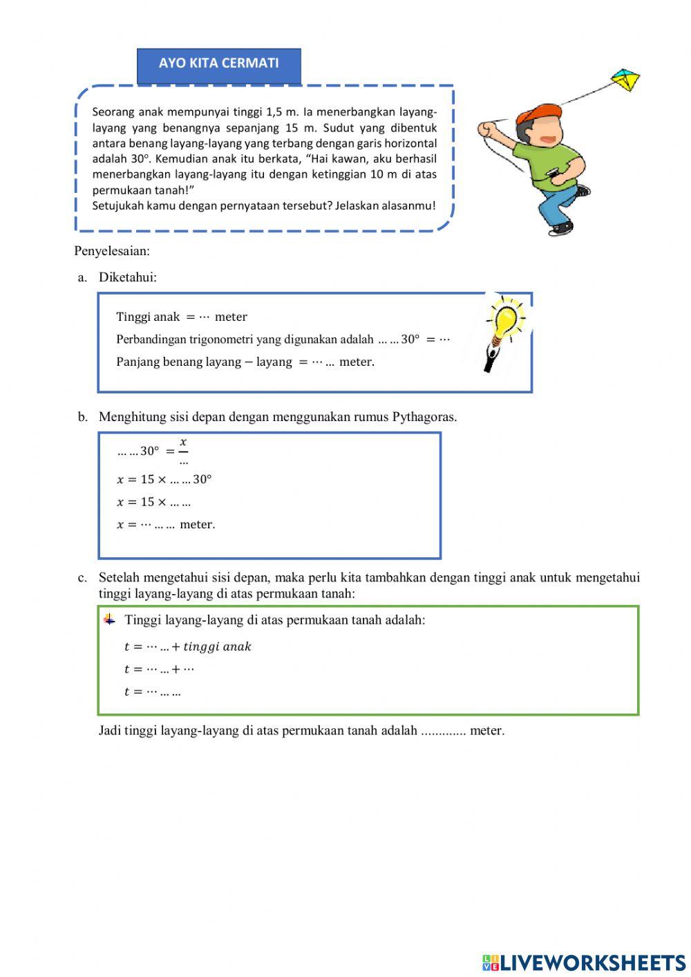 LKPD Kontekstual Trigonometri
