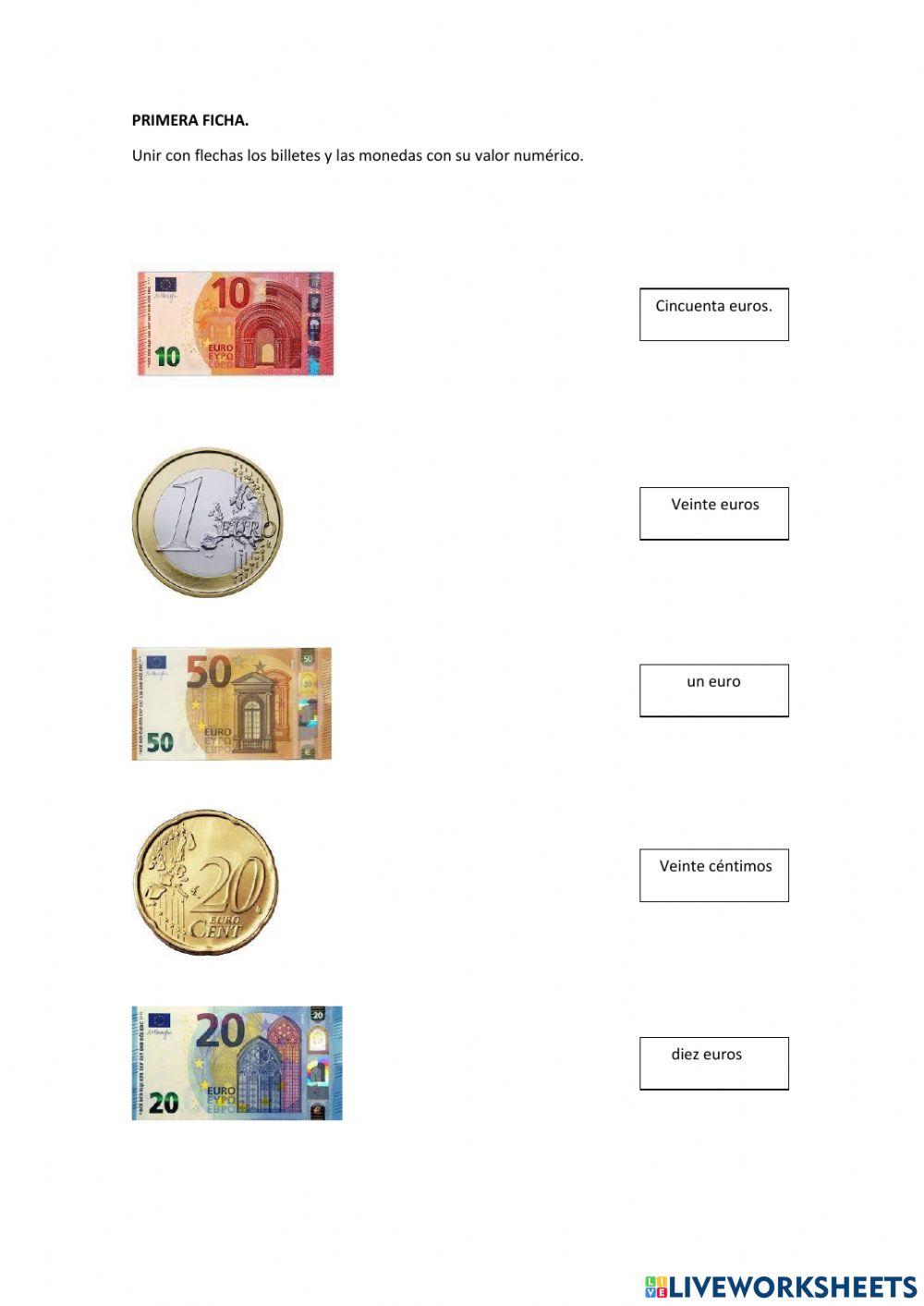 El dinero primera ficha