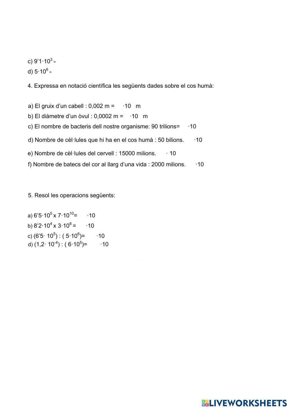 Notació científica