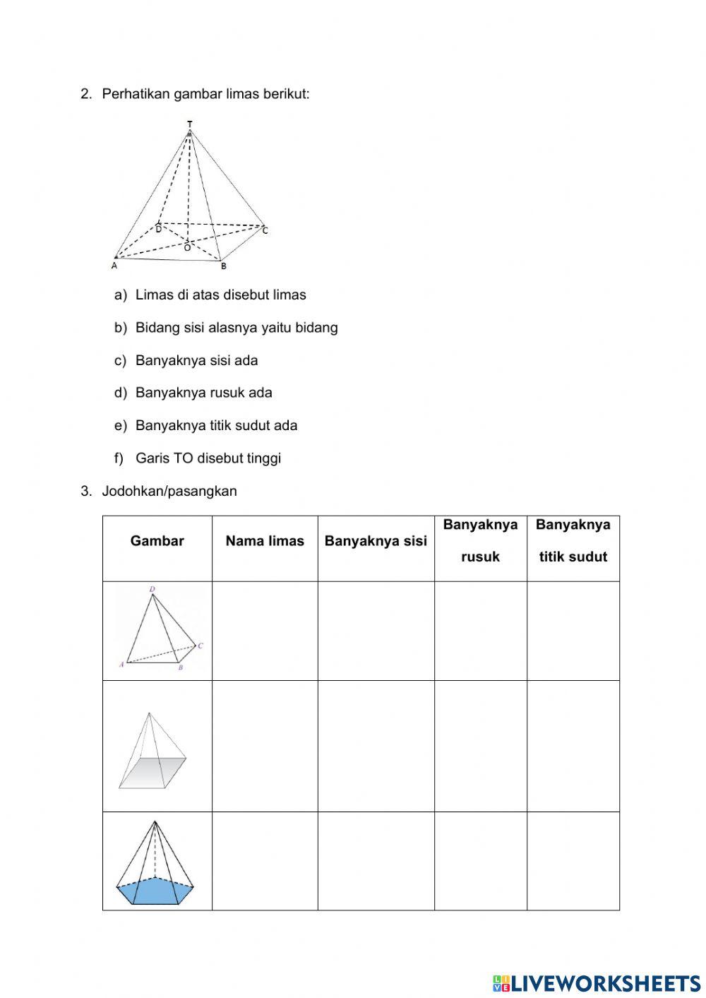 Lkpd unsur-unsur limas