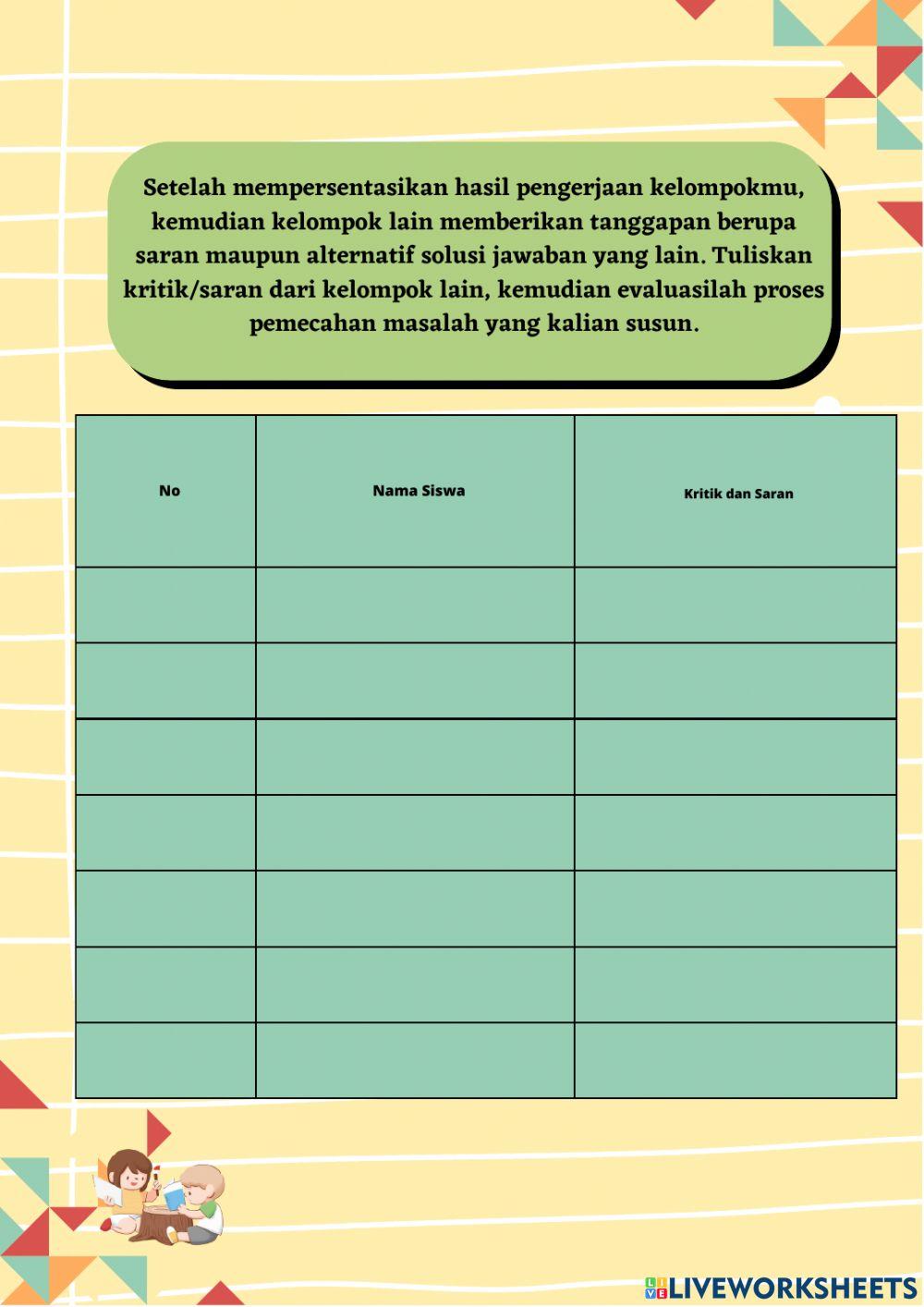 LKPD Aritmatika Sosial Pertemuan 2
