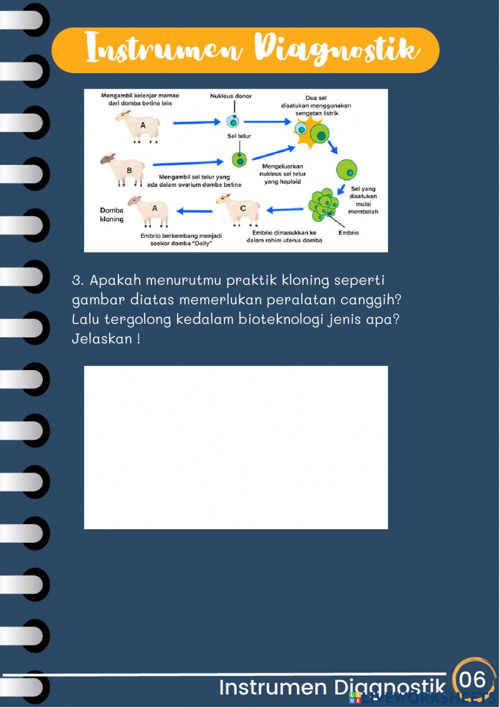 Instrumen diagnostik bioteknologi