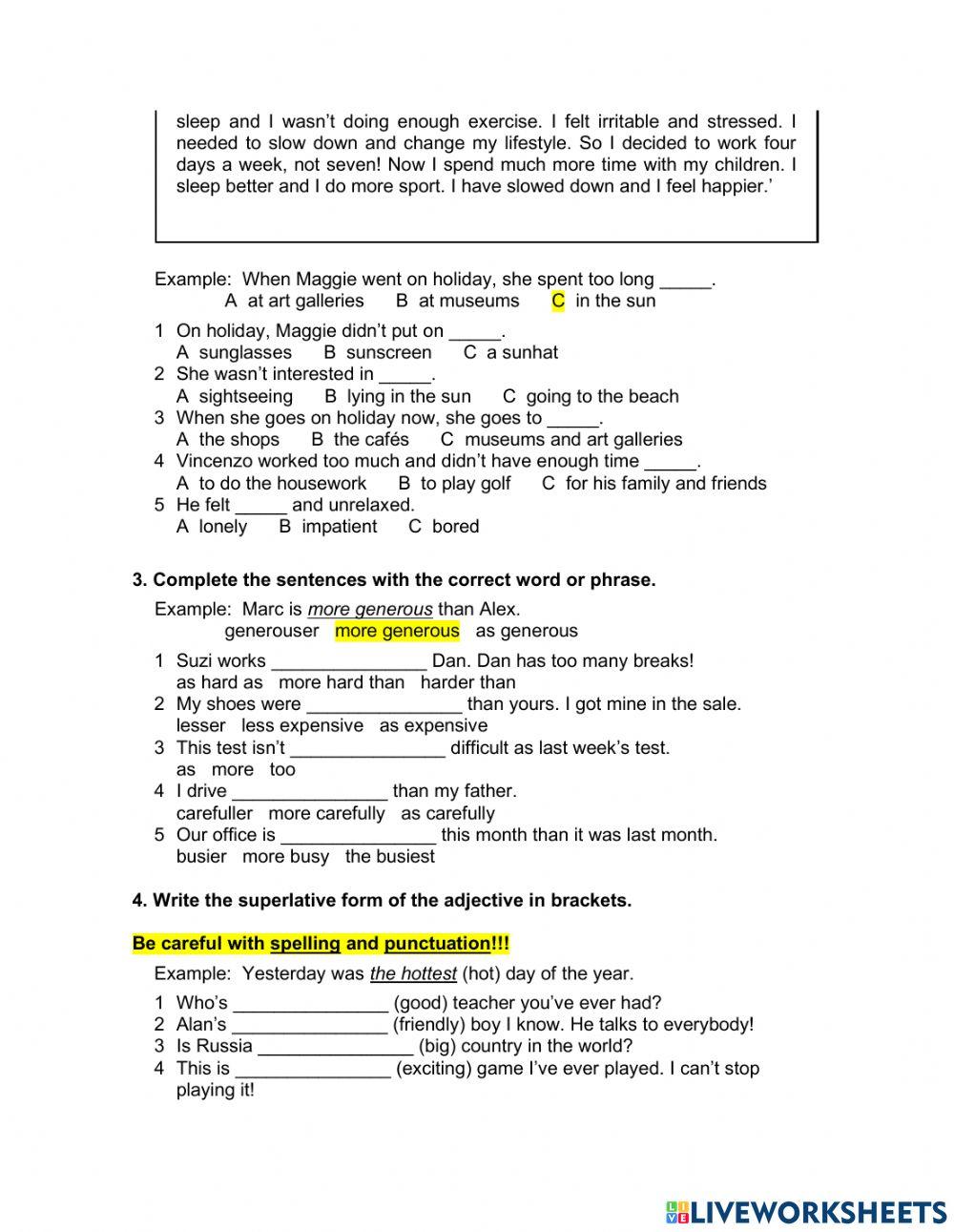English III - Test 3 5A 5B 7C Octubre 17 2022 English III - Test 3 5A 5B 7C Octubre 17 2022