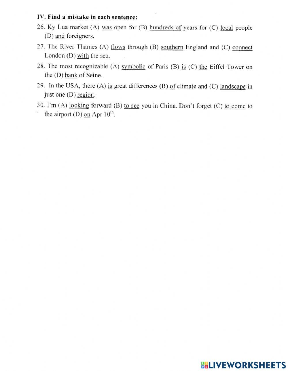 Lop 8- unit 8- test 1
