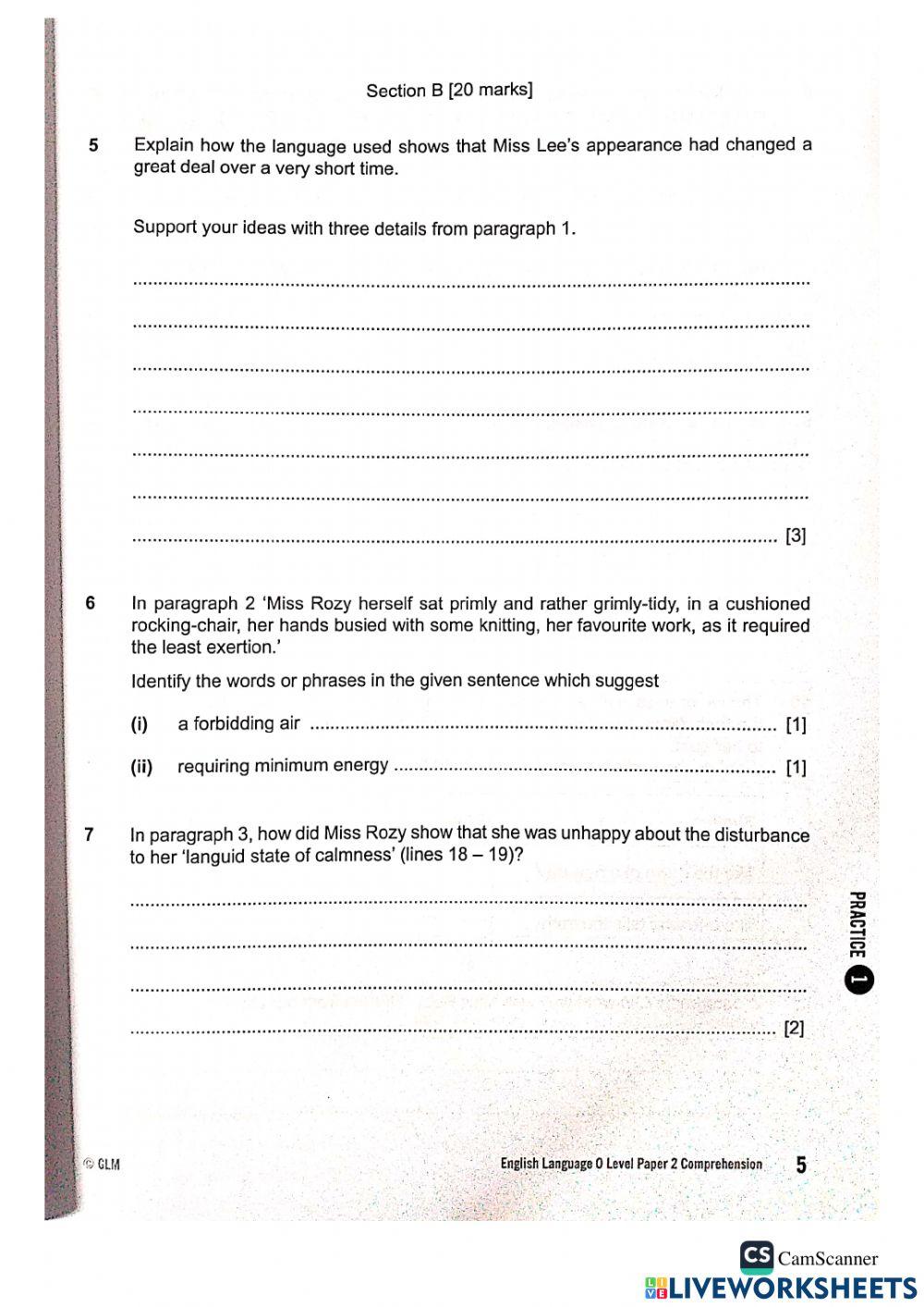 2023 Section B set 3