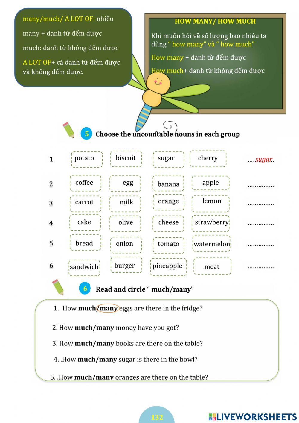 Countable nouns