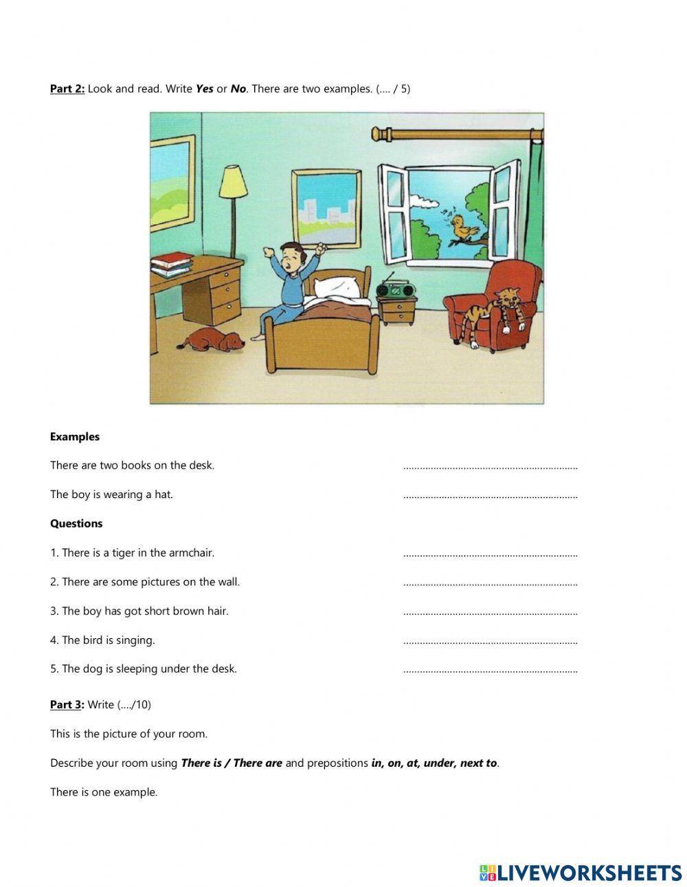 English Smart 1-3 - Placement Test