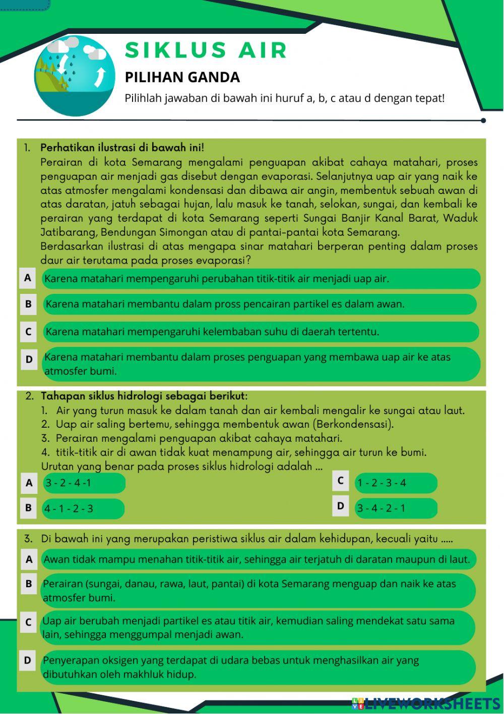 Posttest LKPD Elektronik Berbasis Kearifan Lokal Kelas 5 Tema 8 Sub Tema 1 Pembelajaran 2