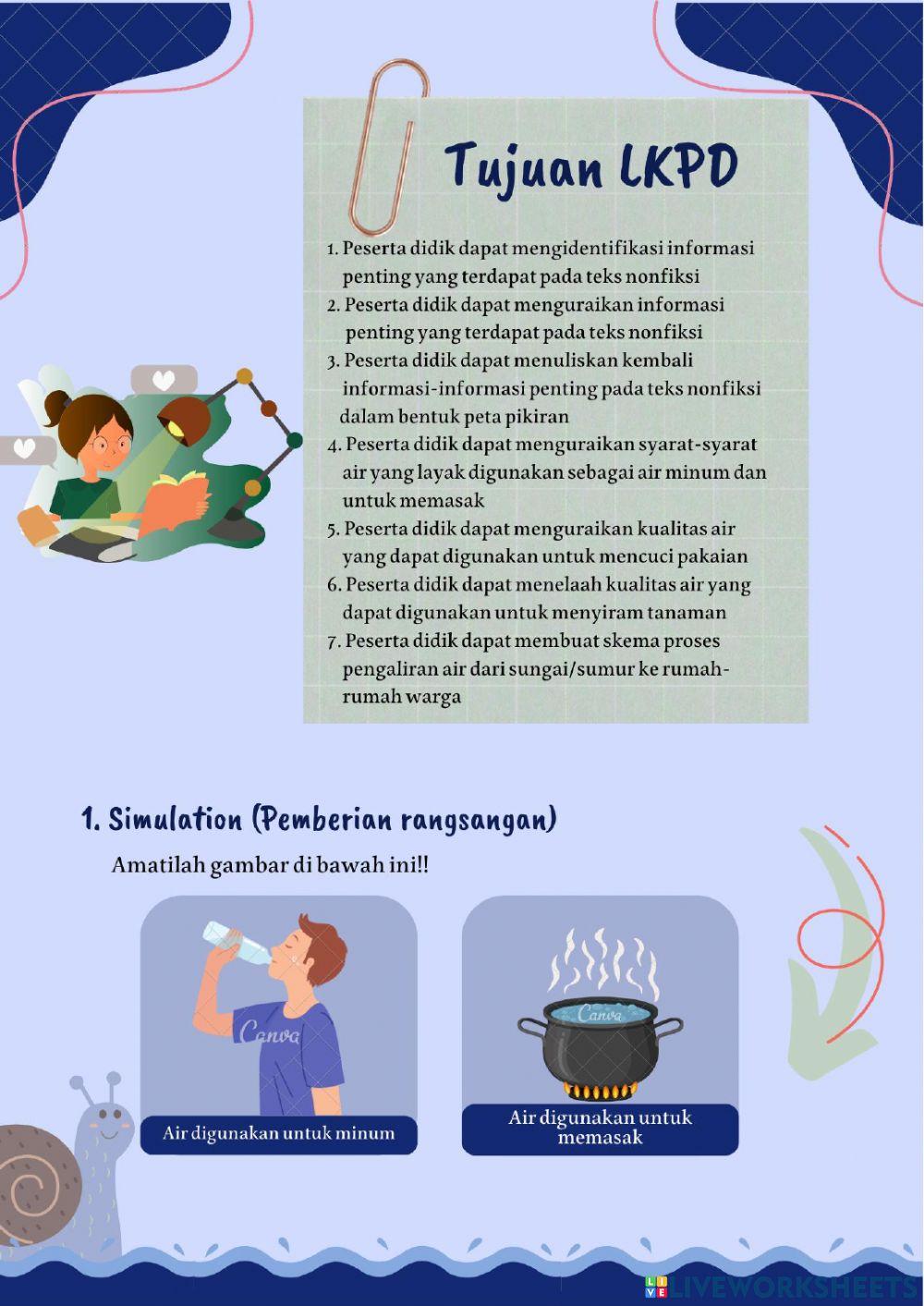 LKPD Tema 8 Subtema 3 Pembelajaran 1