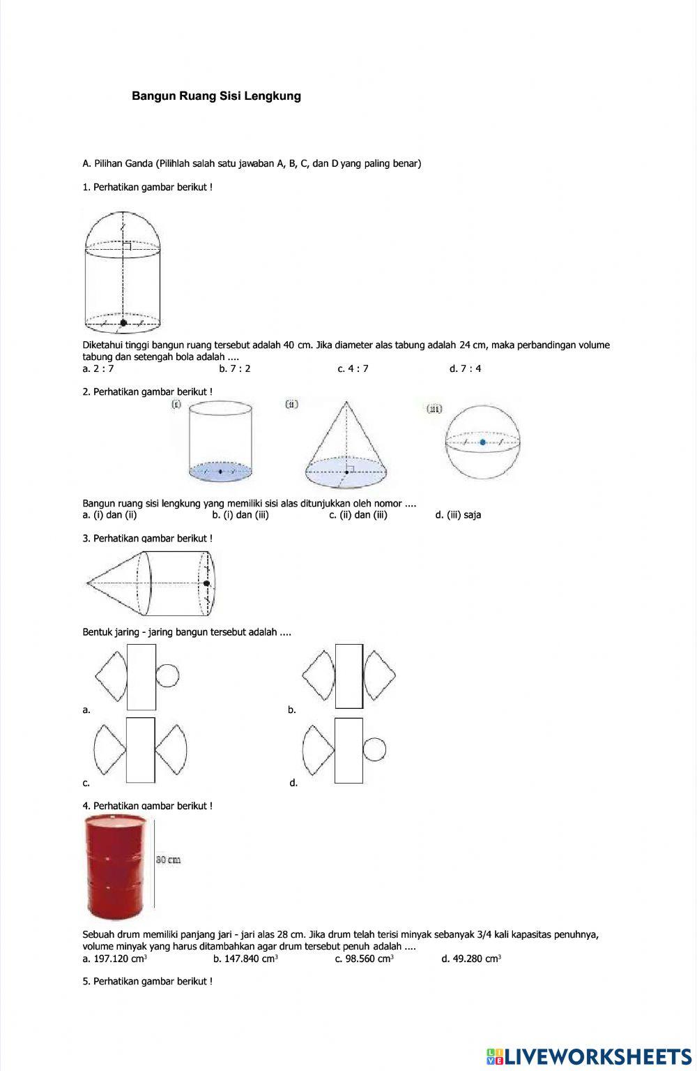 Bangun ruang sisi lengkung