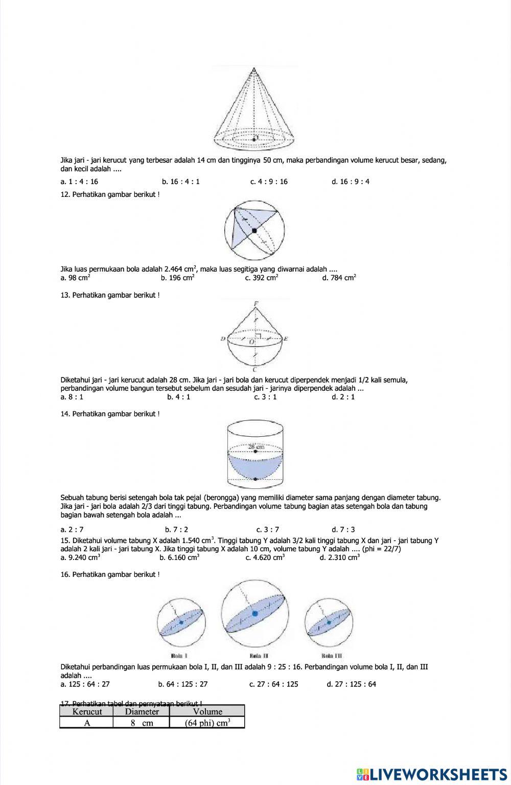 Bangun ruang sisi lengkung