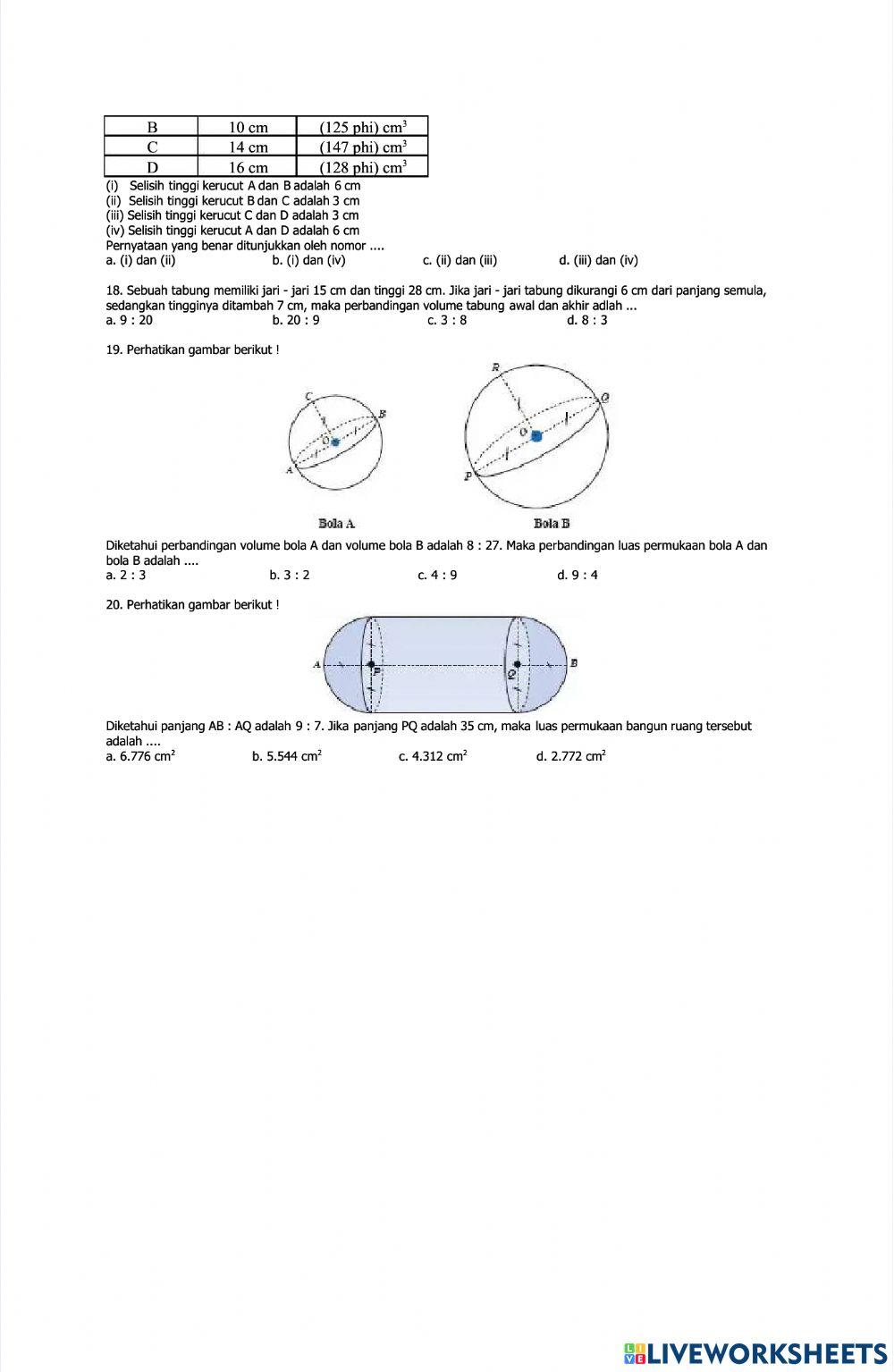 Bangun ruang sisi lengkung