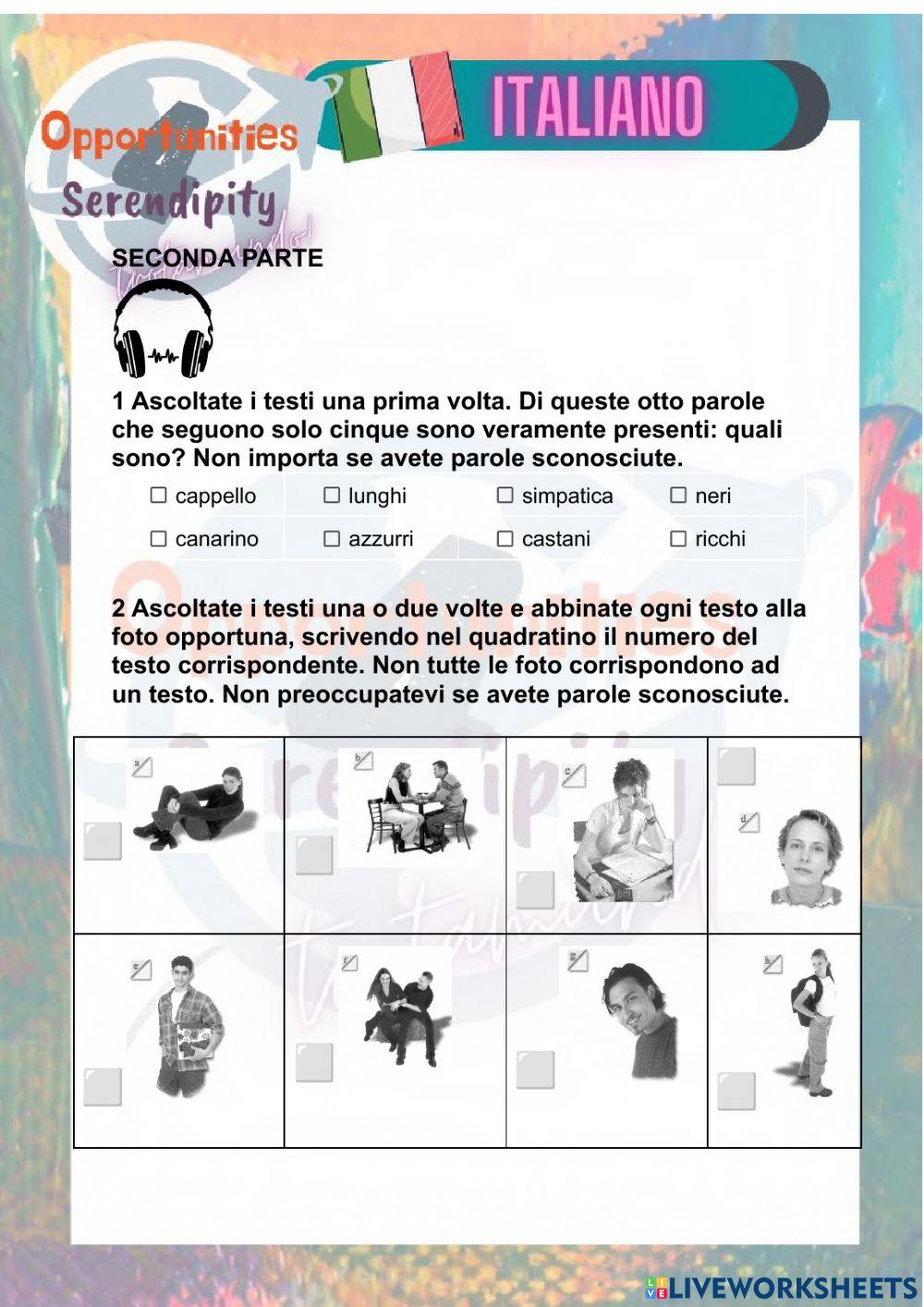 Prova di ricupero  A1