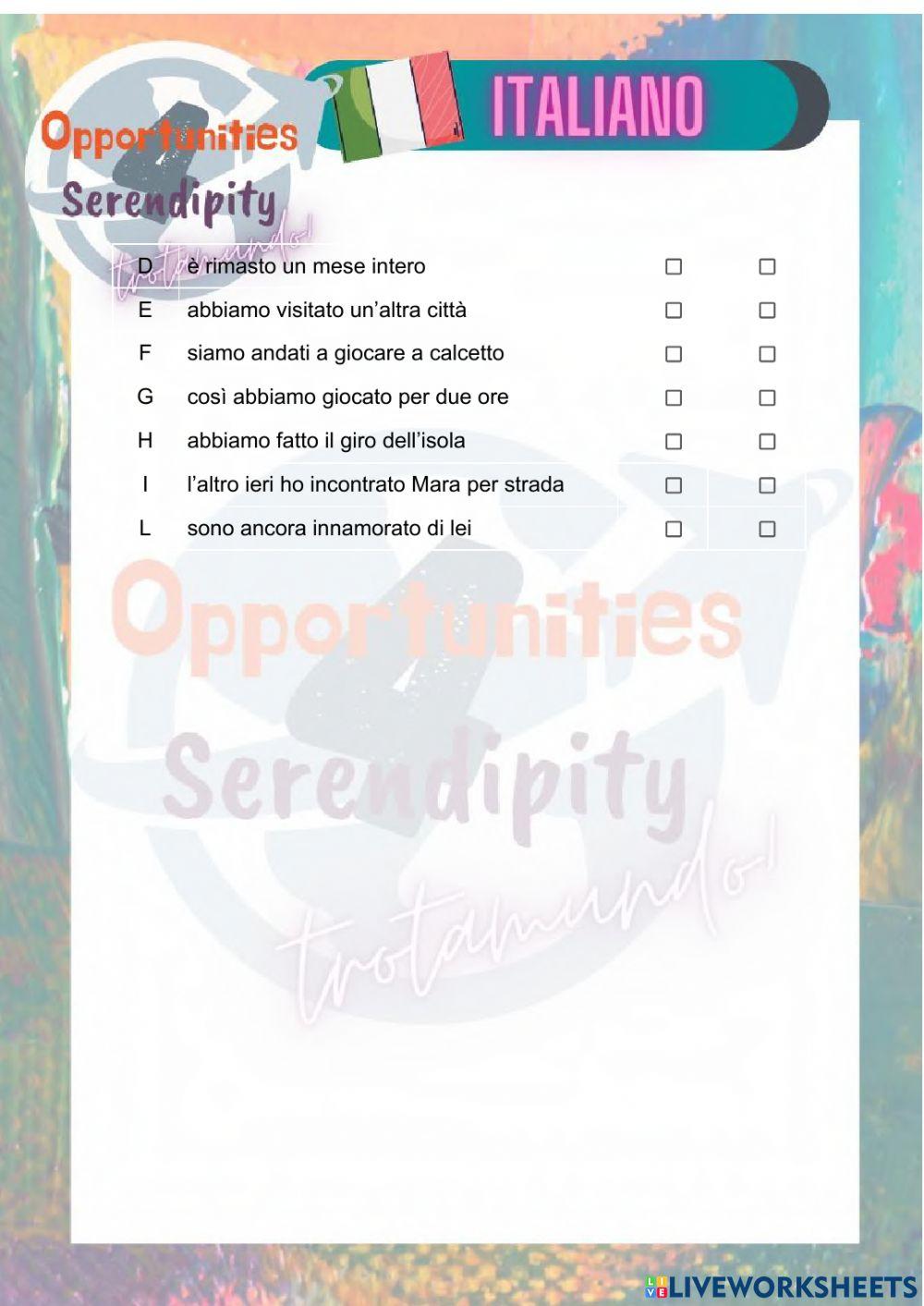 Prova di ricupero  A1