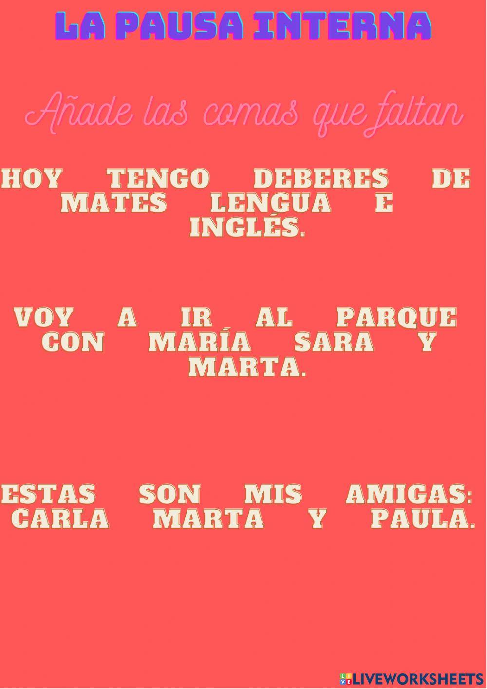 Examen de lengua tema 9