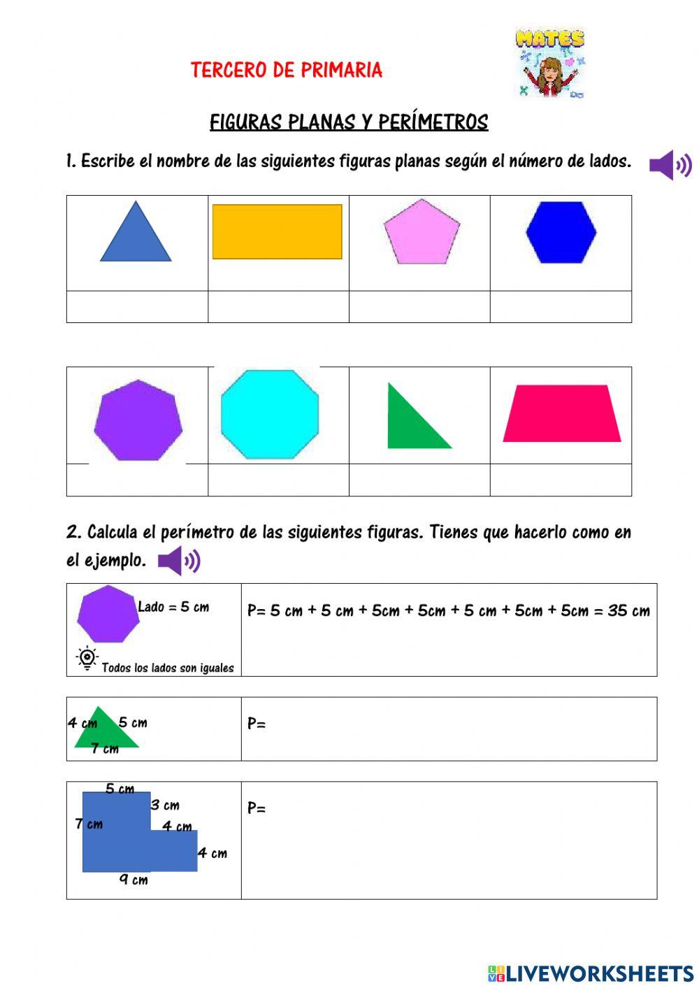 Figuras planas y perímetros