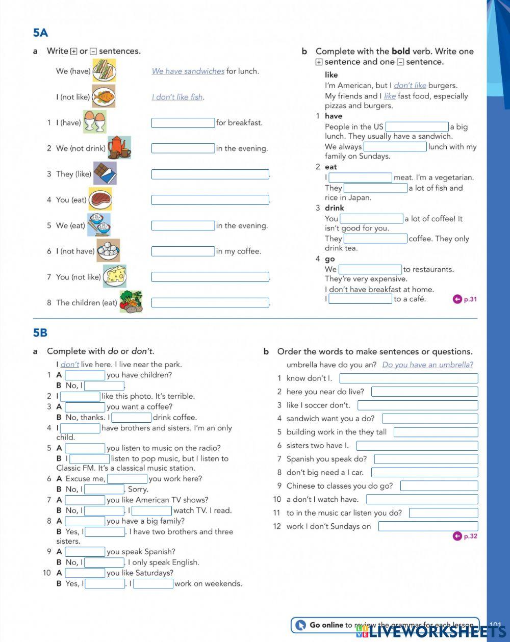 Review Unit 5 (A1-C2)