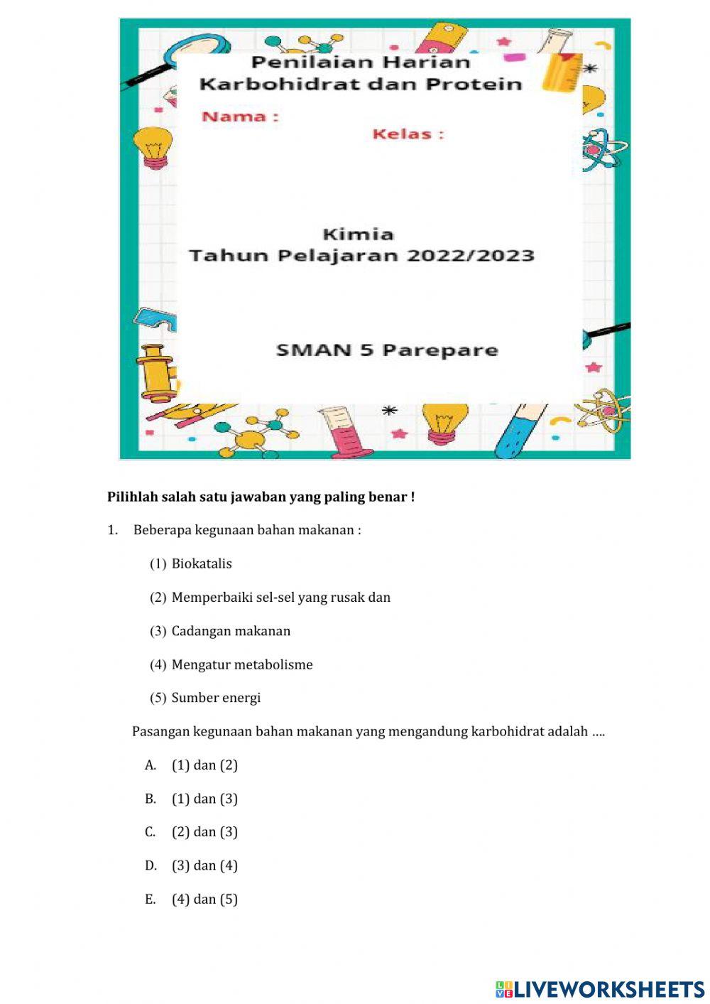 PH Karbohidrat dan Protein