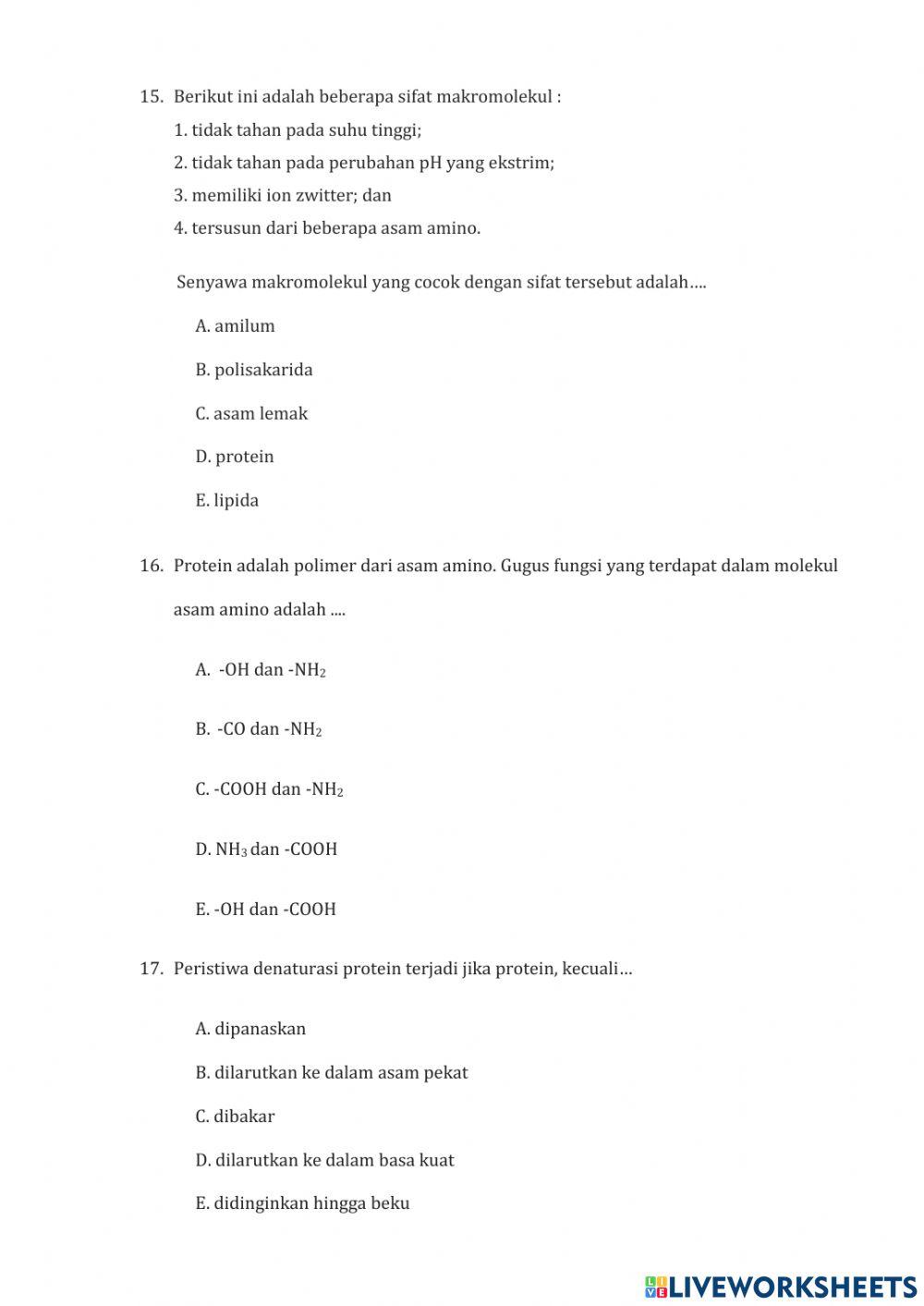 PH Karbohidrat dan Protein