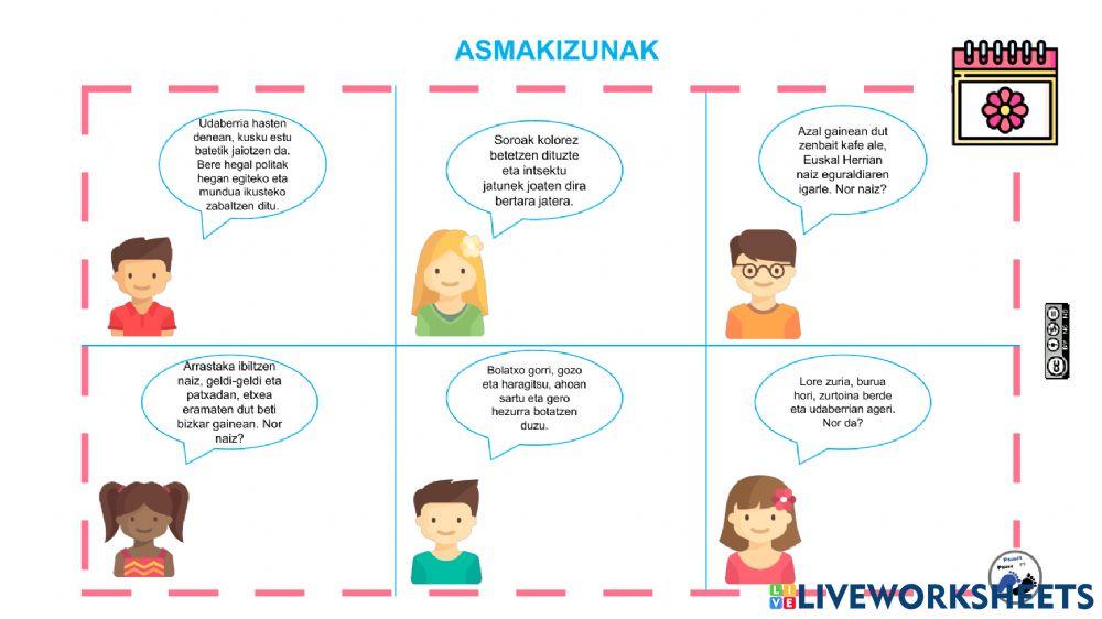 Udaberria asmakizunak Udaberria asmakizunak