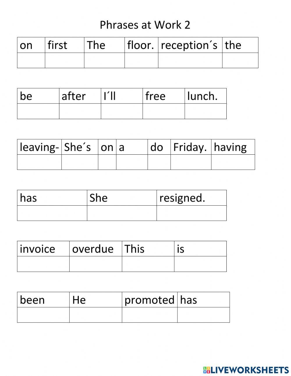 Phrases at Work 2