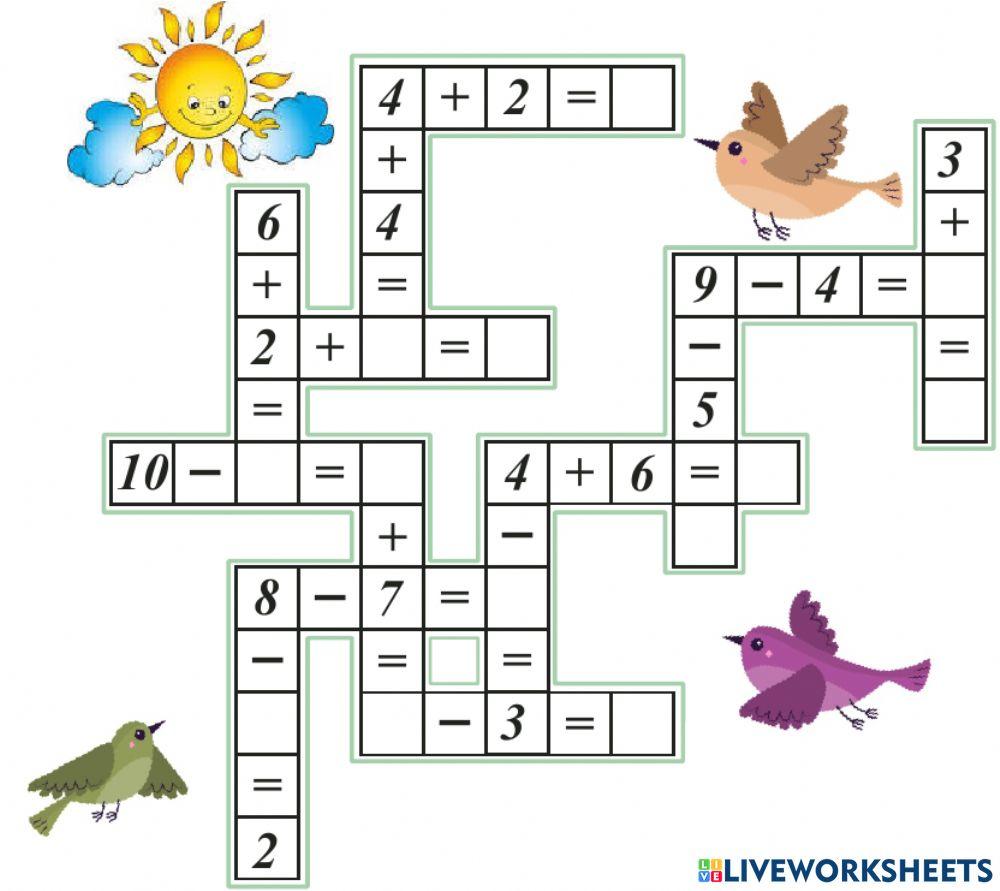 Додавання-Віднімання в межах 10