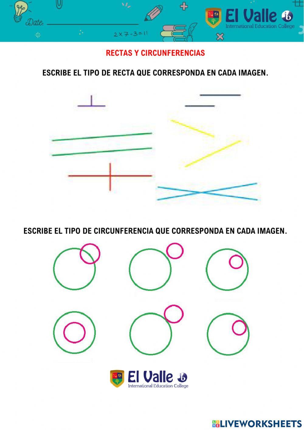 Rectas y circunferencias