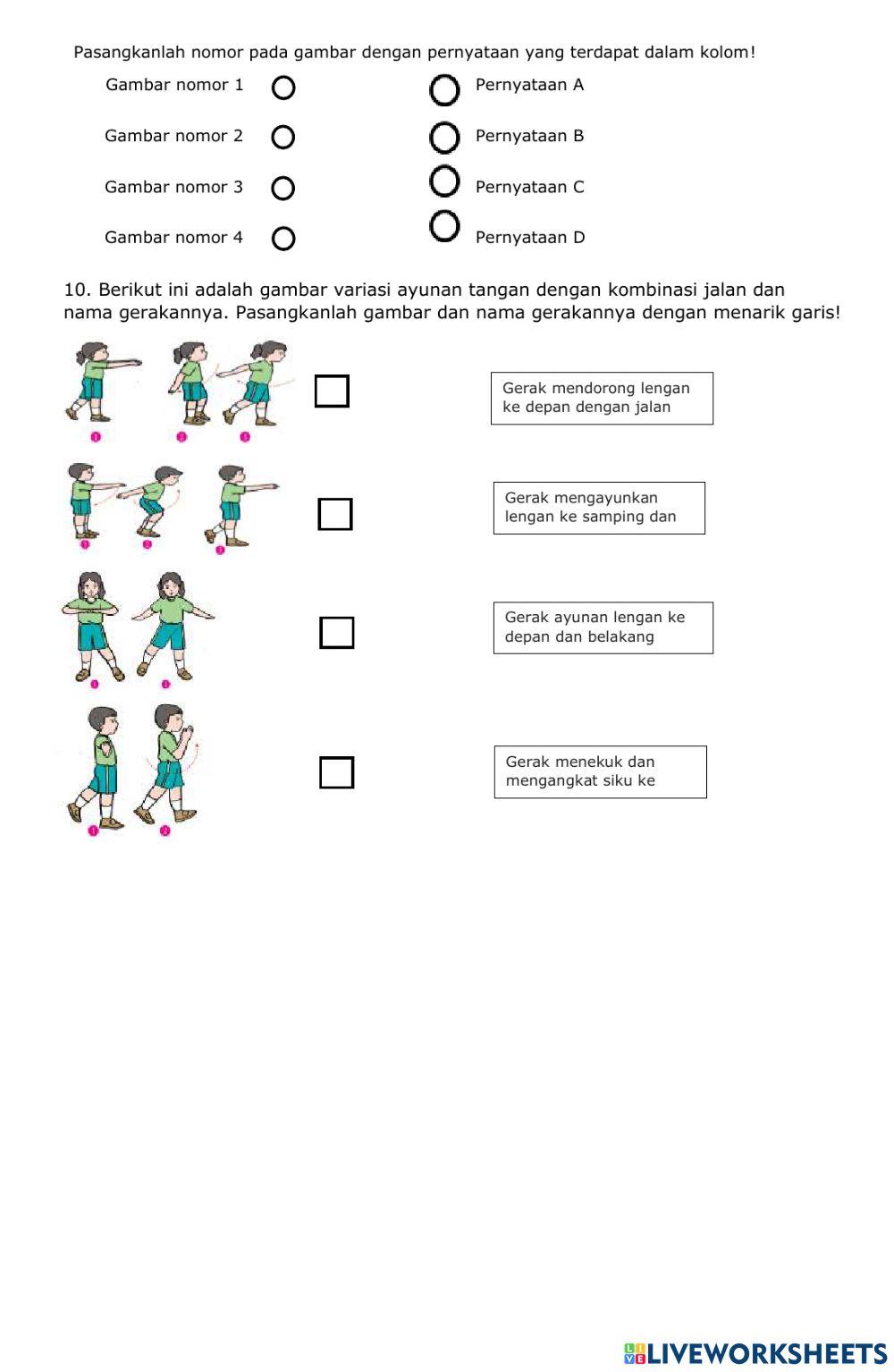Soal pts pjok kelas 6