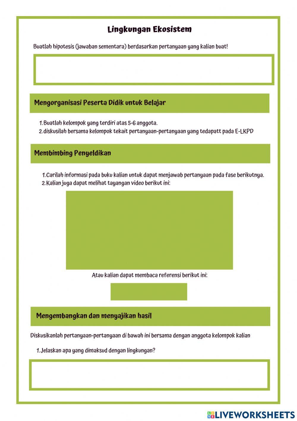 Pengaruh Lingkungan terhadap Organisme