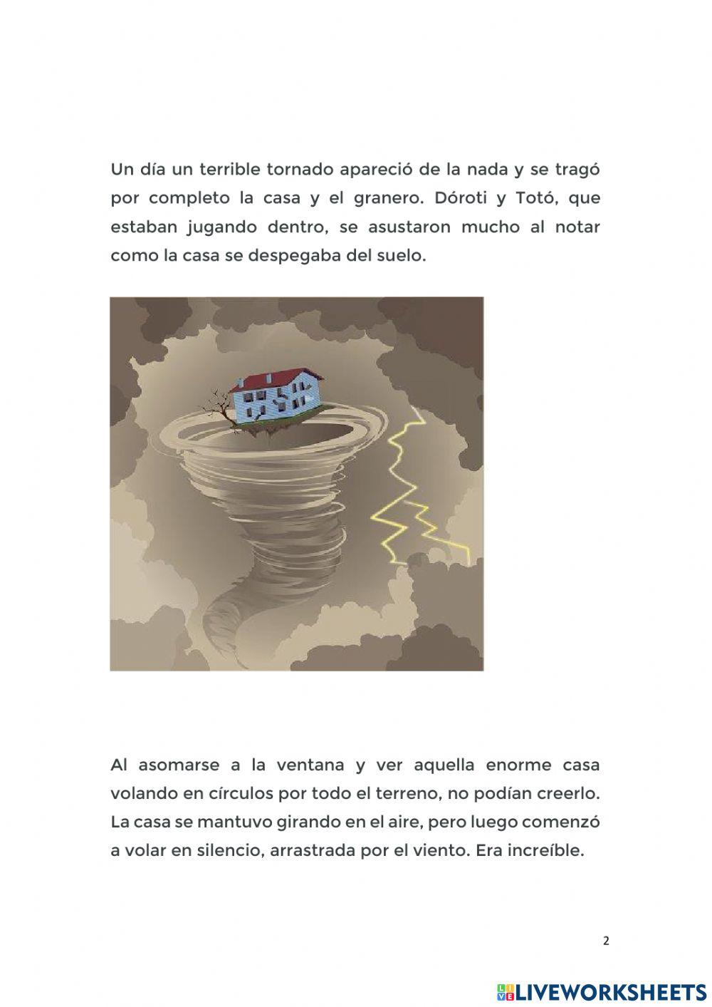 El mago de oz | Free Interactive Worksheets | 2313883, image size:1000x1413