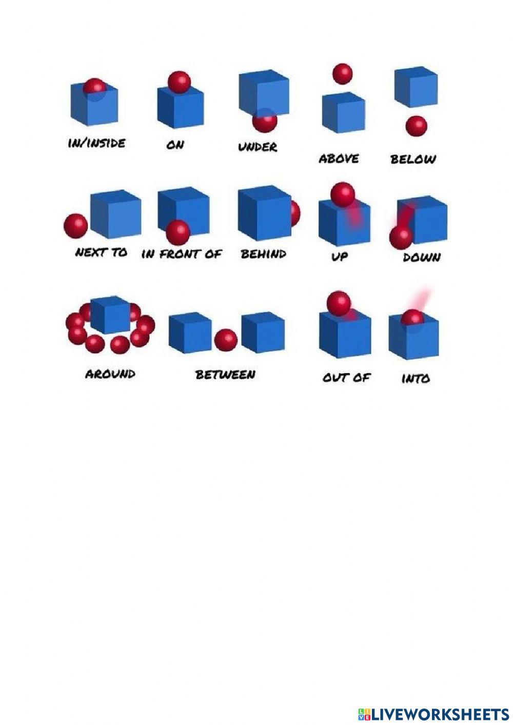Prepositions of place