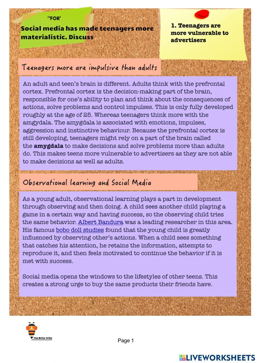 2023 Week 9 Upper Sec Essay Writing - DISCURSIVE SET 10