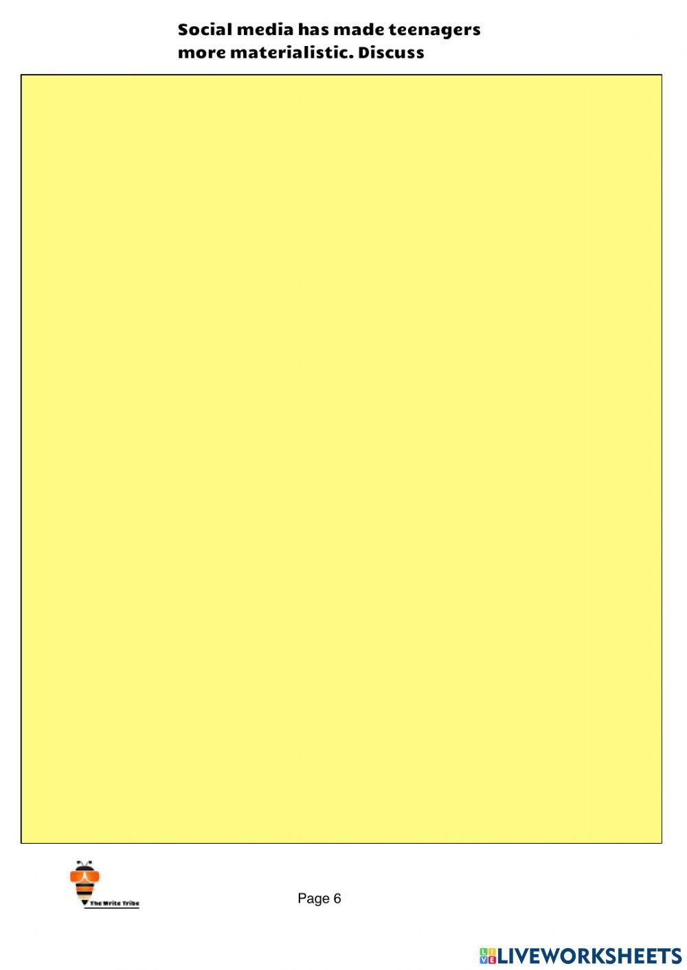 2023 Week 9 Upper Sec Essay Writing - DISCURSIVE SET 10