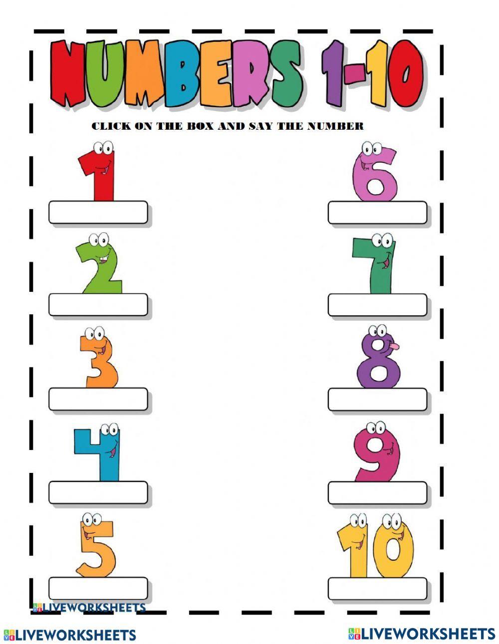 Worksheets 1 10. Числа 1-10 на английском для детей. Числа 1-10 на английском Worksheets. 1-10 На английском. Цифры на английском до 10 карточки.