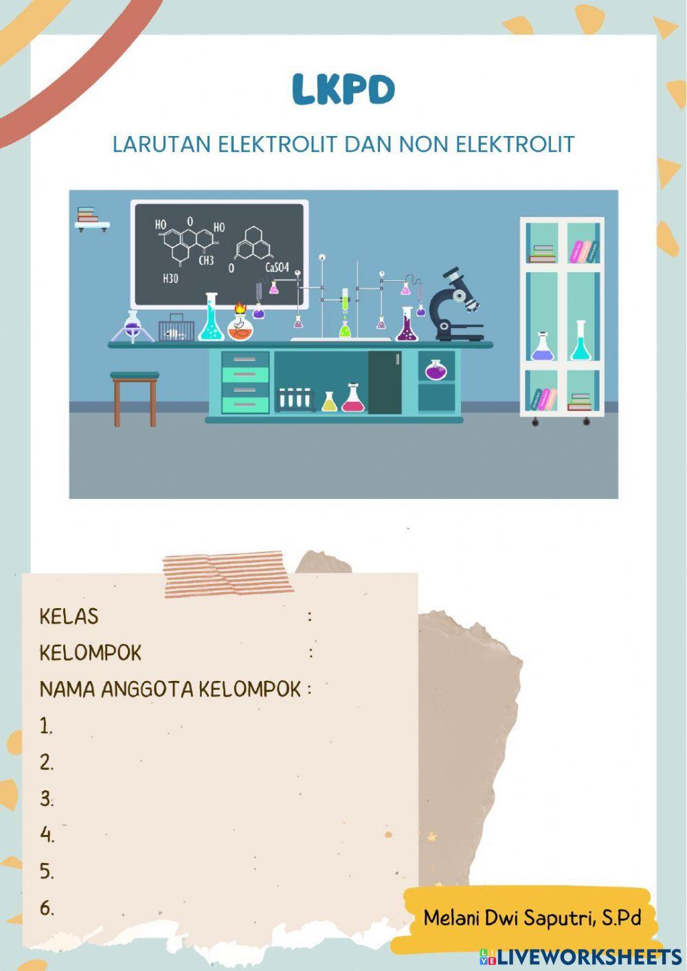 Larutan Elektrolit Dan Non Elektrolit