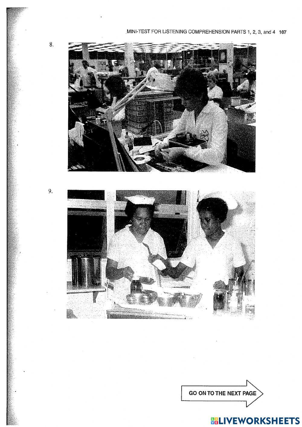 TOEIC Listening (Photograph)