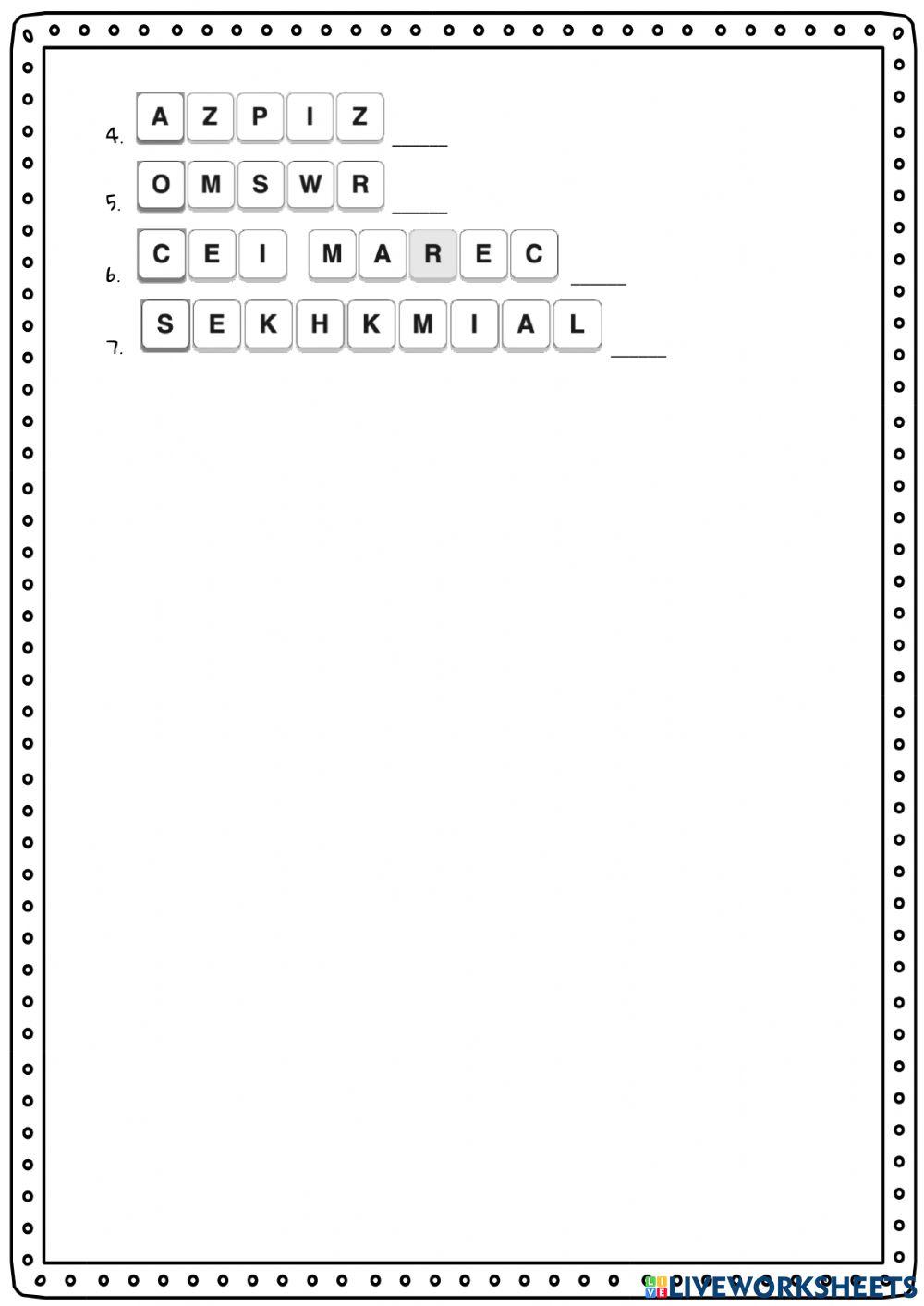 Food - basic vocabulary